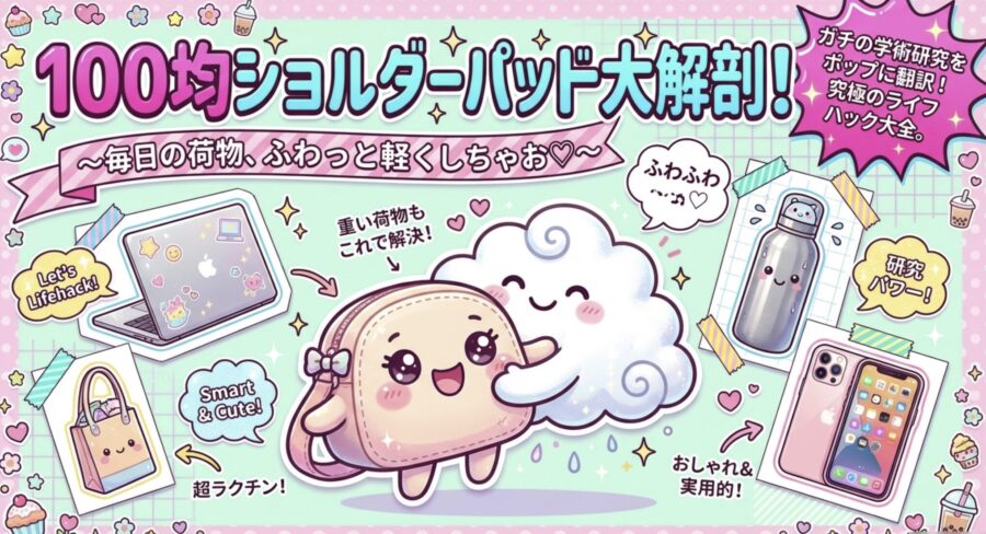 100均ショルダーパッド大解剖！