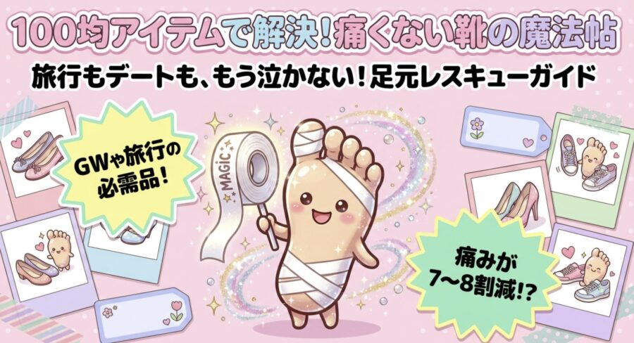 100均アイテムで足元レスキュー