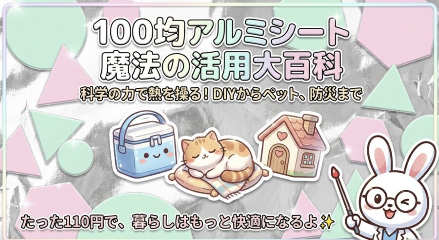 100均アルミシート魔法の活用大百科