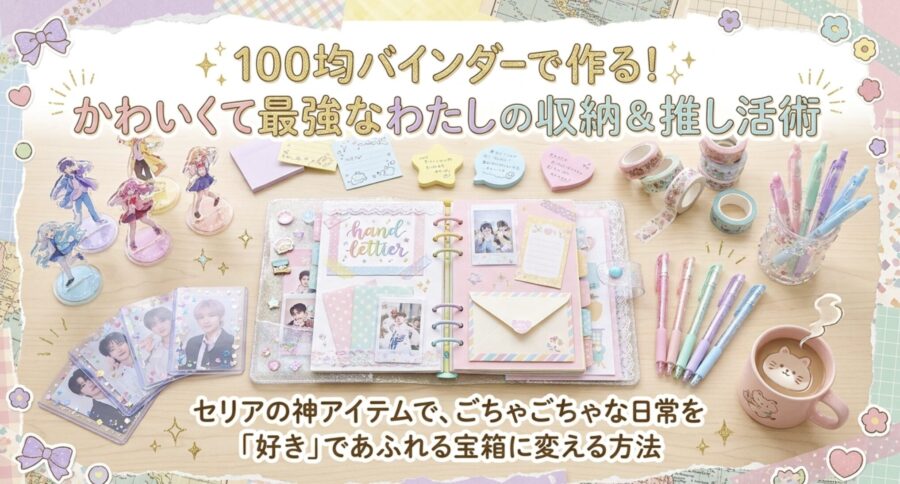 100均バインダーで最強推し活術
