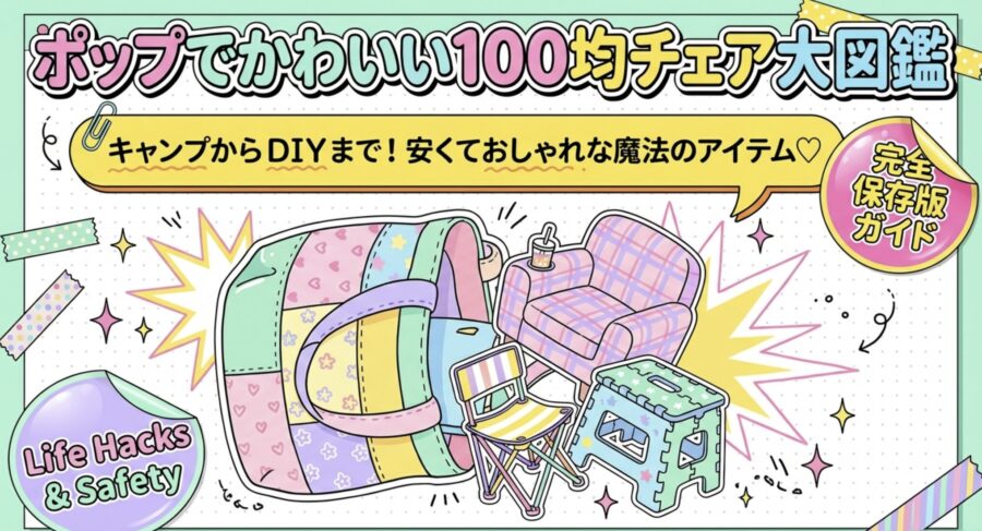 ポップでかわいい100均チェア大図鑑