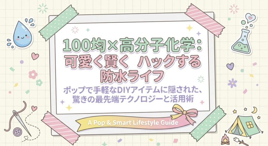 可愛く賢く100均防水ライフ