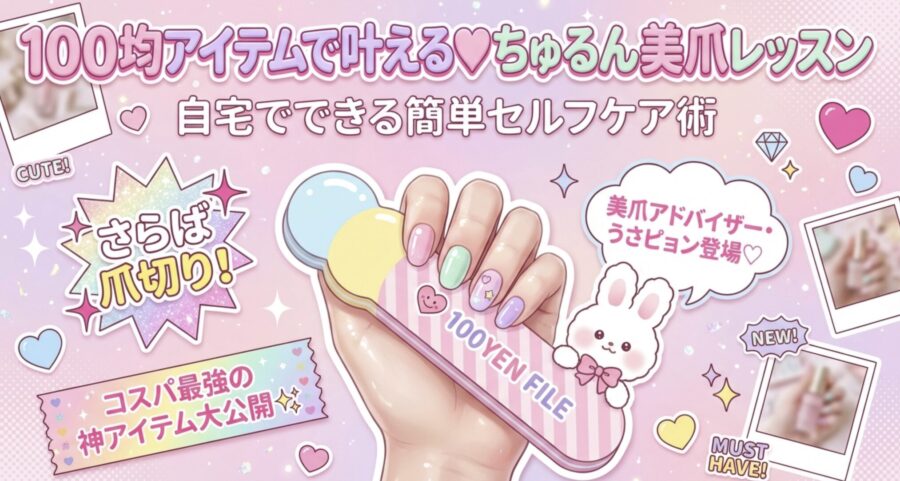 100均で叶える美爪レッスン！