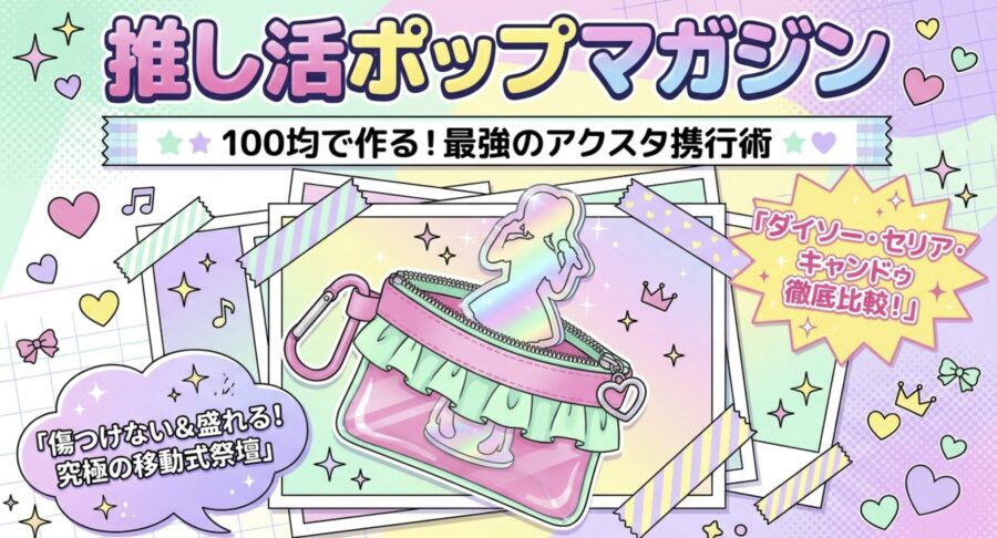 100均アクスタで推し活