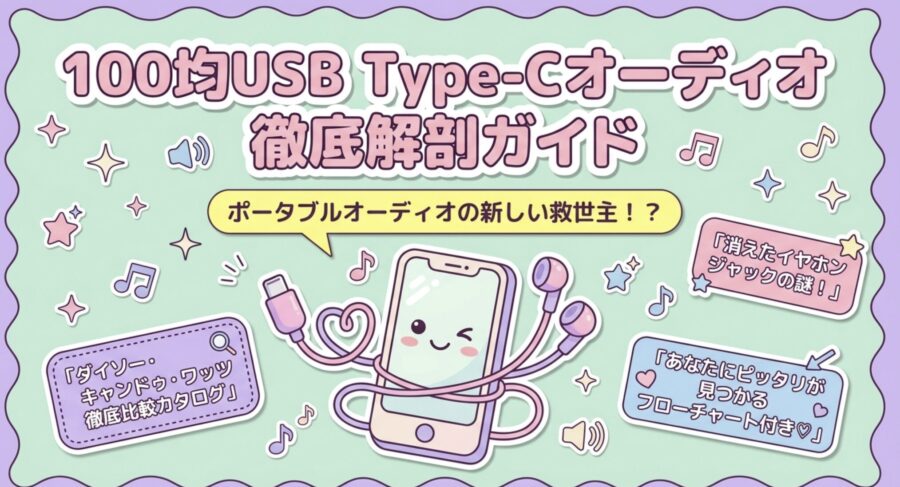 100均タイプCオーディオ徹底ガイド