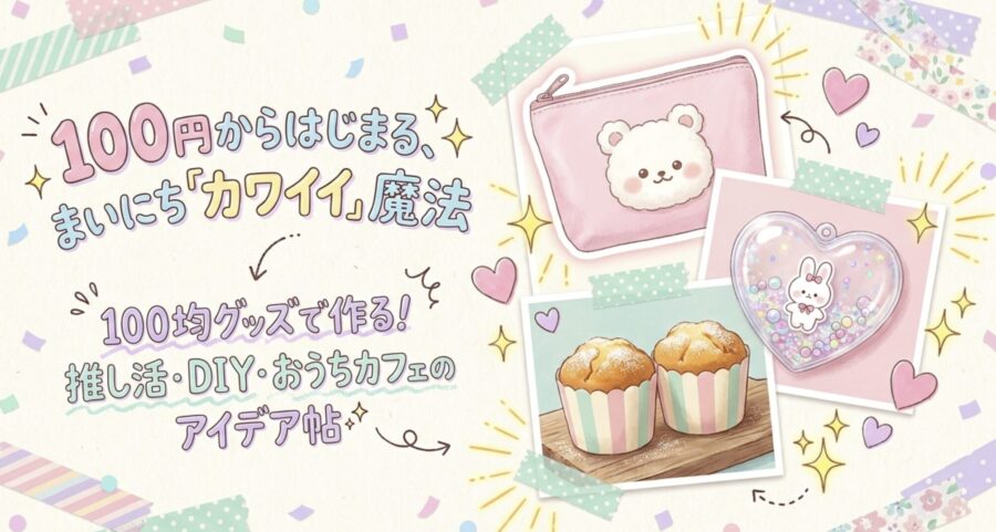 100均グッズで作るおうちカフェ