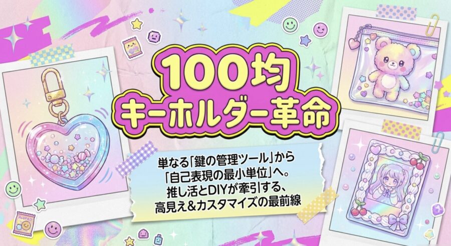 100均キーホルダー革命
