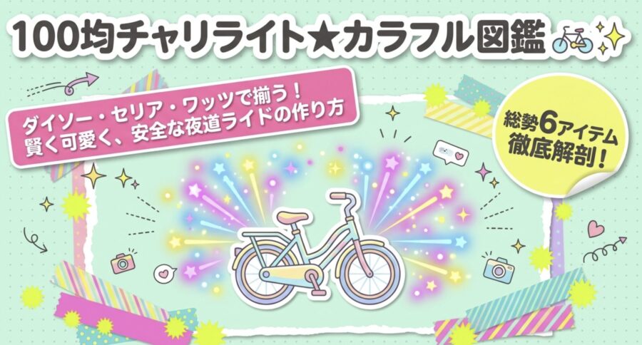 100均チャリライト