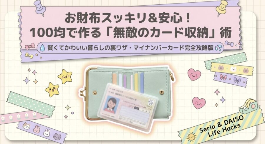 100均で作る無敵のカード収納術