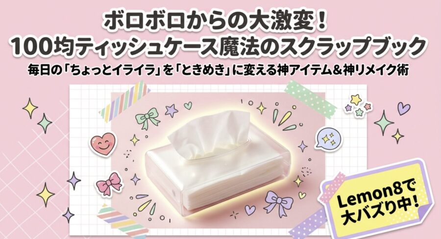 100均ティッシュケースが魔法すぎる