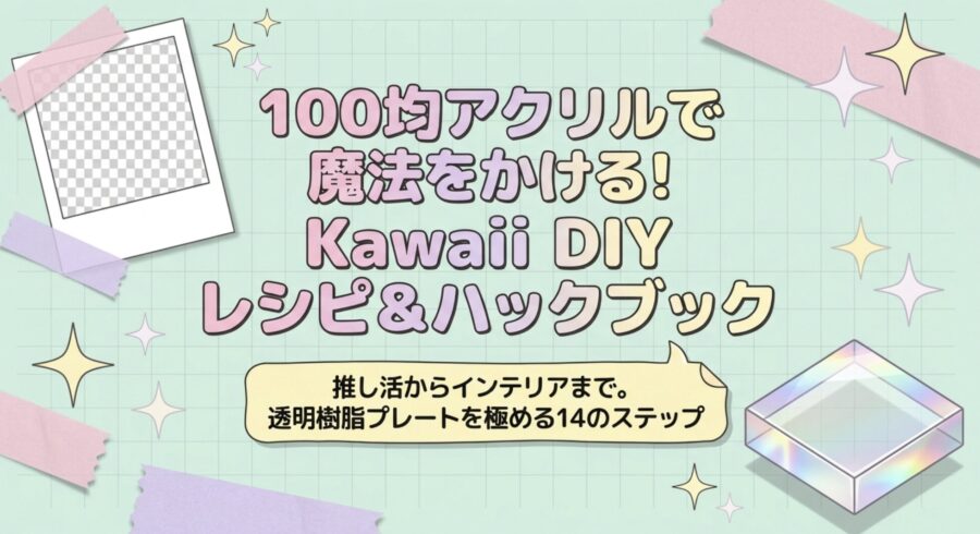 100均アクリルで魔法をかける