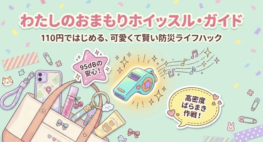100均で始める私のおまもりホイッスルガイド