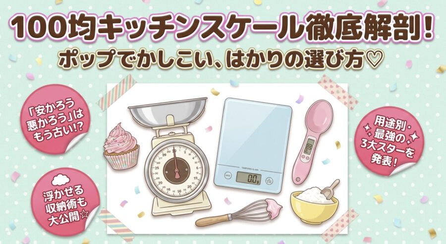 100均キッチンスケール大解剖