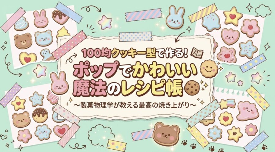 100均クッキー型で作る魔法のレシピ