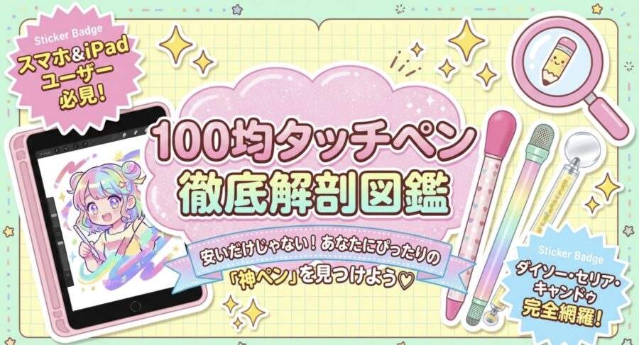 100均タッチペン解剖図鑑