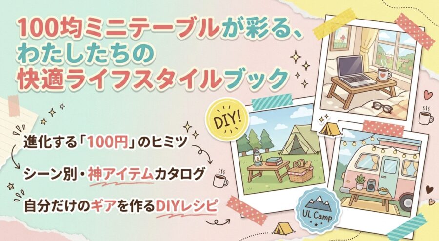100均ミニテーブル快適ライフ