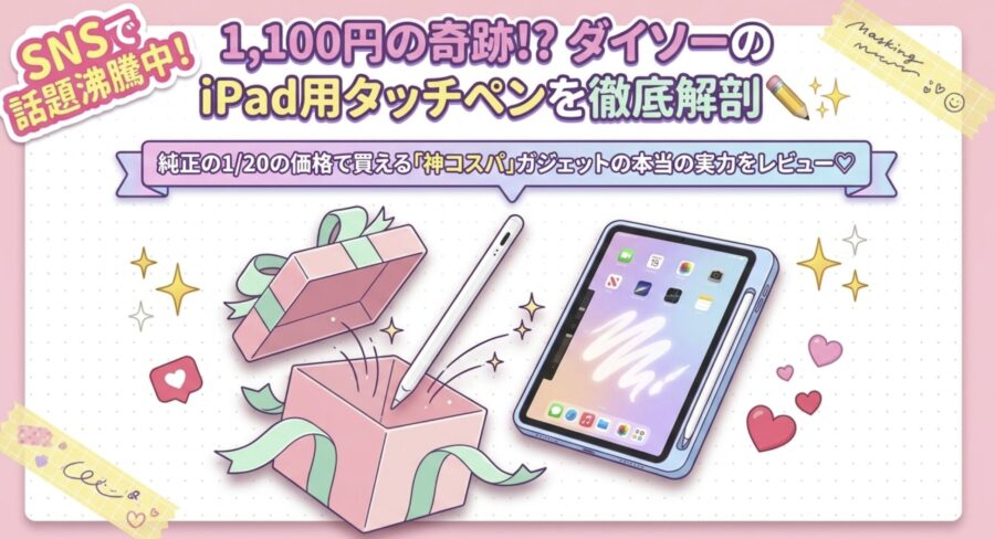 ダイソー1000円タッチペンが奇跡すぎる