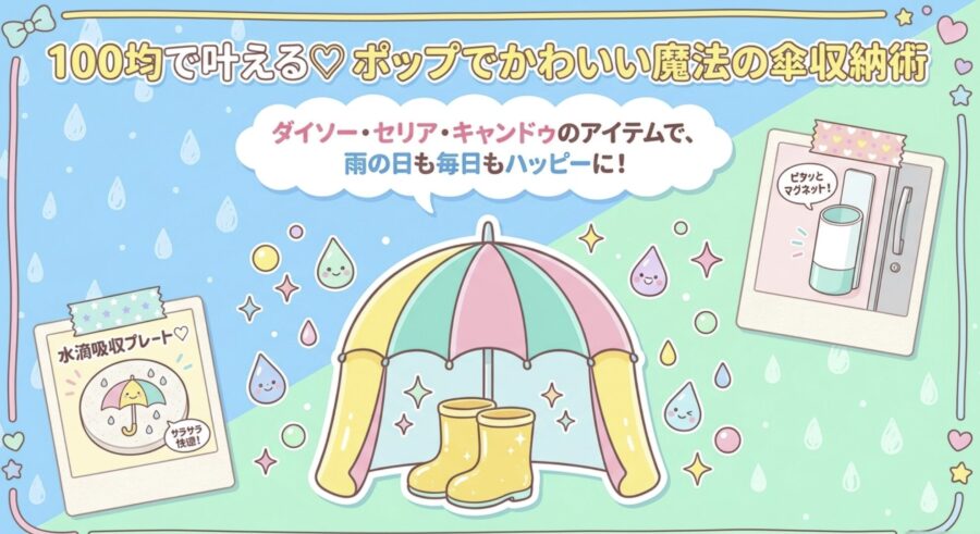 100均で叶える傘収納術