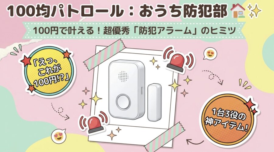 100均でおうち防犯