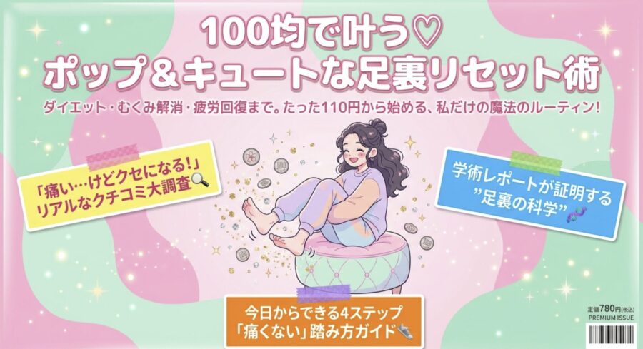 100均で叶う足裏リセット術