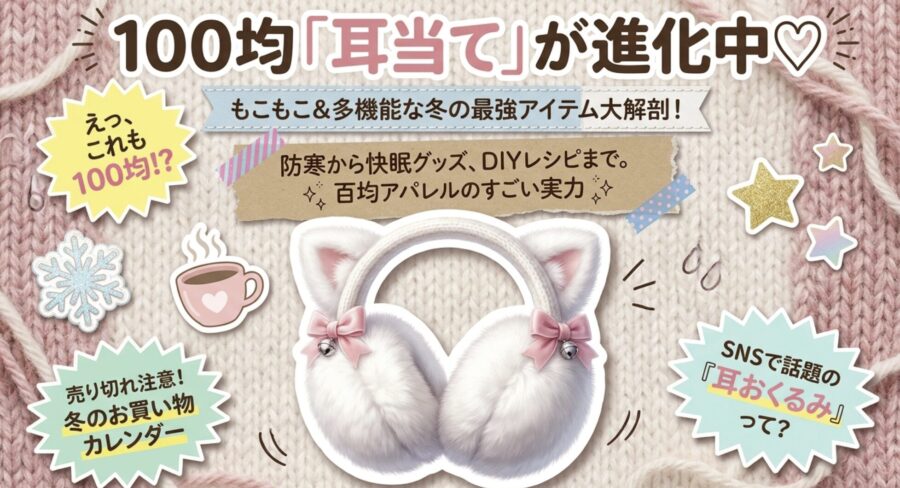 100均耳当てが進化中