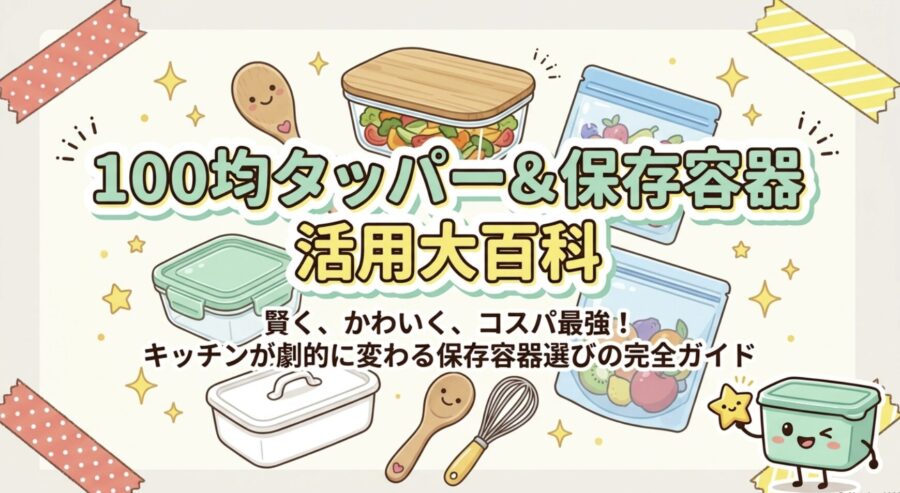 100均タッパー活用大百科