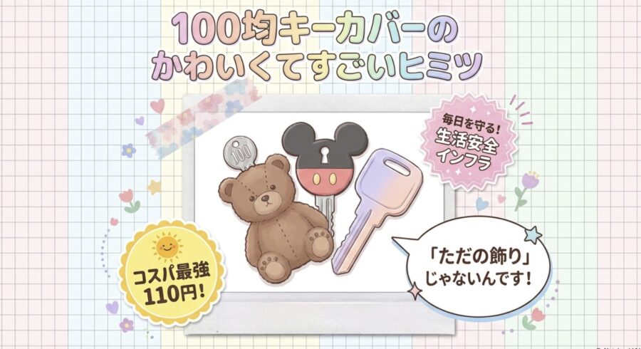 100均キーカバーのかわいくてすごい秘密