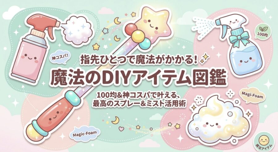 100均で叶える最高のスプレー活用術